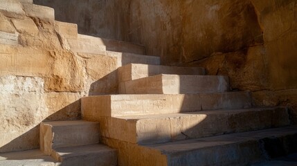 A detailed view of the Great Pyramid ancient stonework with precise carvings