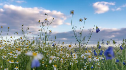 field of flowers