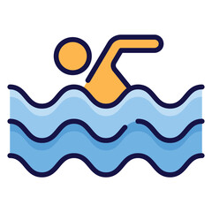 Swimming icon
