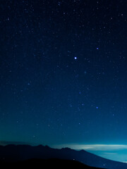 Fototapeta premium 真夜中の星空