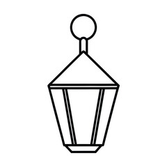 Simple hanging lantern icon a versatile design for websites apps and branding projects