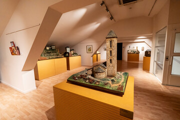 Collection of models of Romanesque art in Andorra, Escaldes-Engordany Art Center (CAEE), ,...