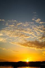 beautiful skies during sunrise