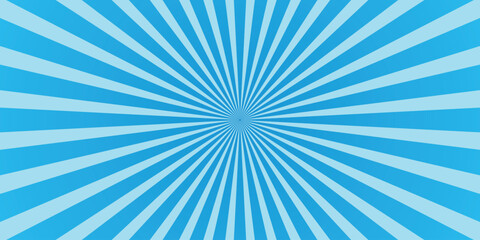 Blue sunburst background with radial rays perfect for digital designs and retro graphic compositions abstract illustration