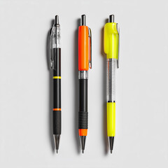 Fototapeta premium Mechanical pencil, ballpoint pen