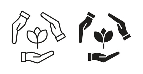 Environment protection icon