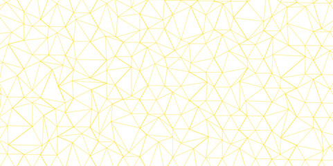  Abstract of simple gold line triangle pattern geometric background .white background creative and geometric shape with white luxury pattern .gold and white geometric background with low poly triangle
