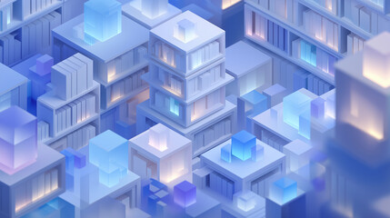 Autonomous Cubic Devices and AI in an Innovative Workspace