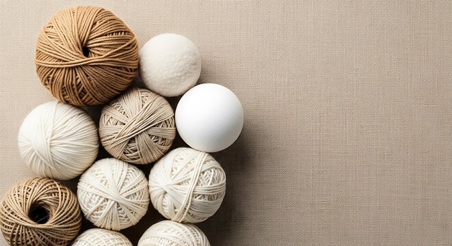 Cozy Yarn Balls A Collection of Neutral Hues for Knitting and Crochet Projects