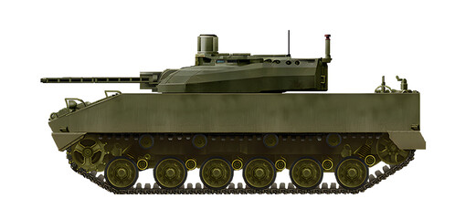 T-64 HIFV (The concept of a heavy IFV based on the T-64 tank, with a new turret and a 30mm cannon) © Tikros