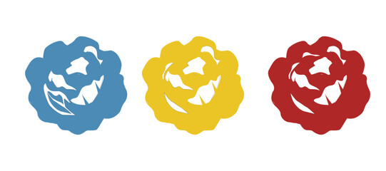 cabbage icon on white background, vector illustration
