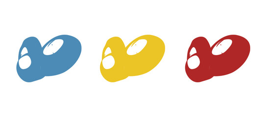 potato icon on white background, vector illustration