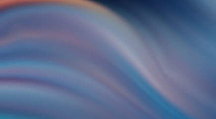 Subtle hues of blue and peach swirl design