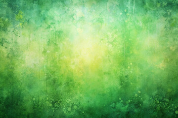 Naklejka premium Abstract painting of green and yellow hues with a bright center and blurred edges effect art