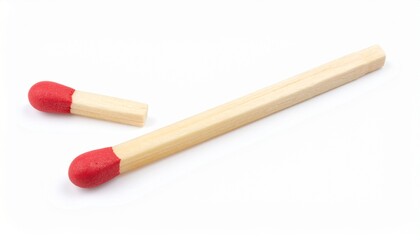 matches isolated on white background