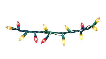 Colorful Christmas Lights - Festive Holiday Decor