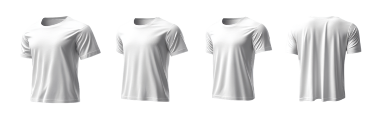 Blank White T-Shirt Mockup - Versatile Apparel Design