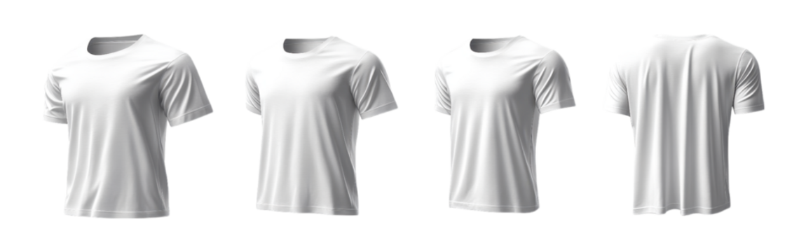 Blank White T-Shirt Mockup - Versatile Apparel Design