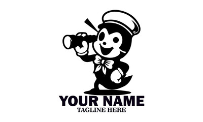 Fresh Shrimp Pirate Mascot Icon, Fresh Shrimp Pirate Mascot Vector Illustration and Fresh Shrimp Pirate Mascot Logo Design