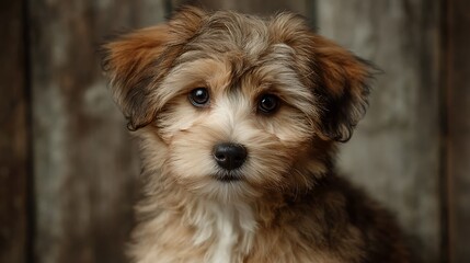 Havanese puppy portrait