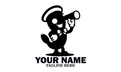 Fresh Shrimp Pirate Mascot Icon, Fresh Shrimp Pirate Mascot Vector Illustration and Fresh Shrimp Pirate Mascot Logo Design