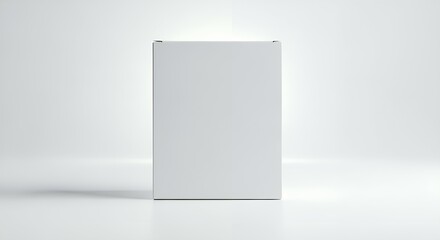 Box Packaging Mockup Front View