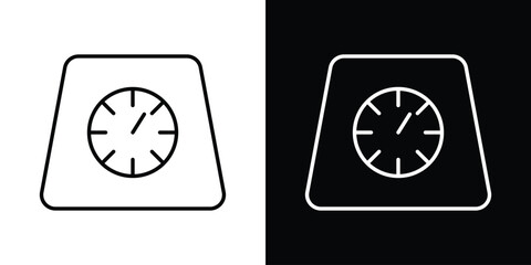 Weight scale icon Design Template vector set for graphic work