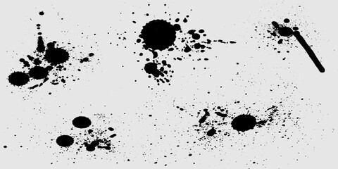 Black abstract image of black silhouette. , vector illustration. Futuristic background for your design.