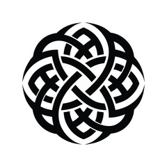 celtic knot pattern design vector art