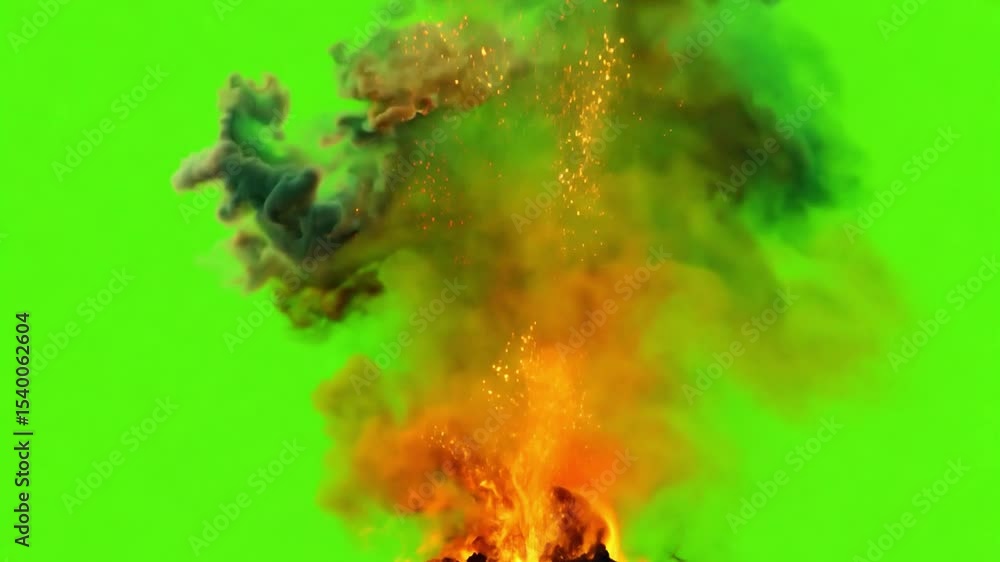 Poster explosive energy: a vibrant display of colors erupts with dynamic force, capturing the essence of en