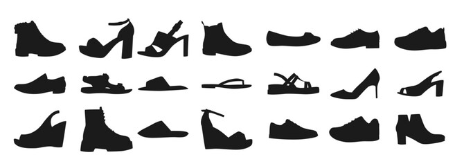 shoes men s women s children footwear different types trendy casual stylish collections silhouettes