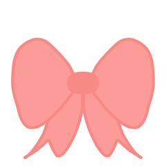 pink flower with ribbon