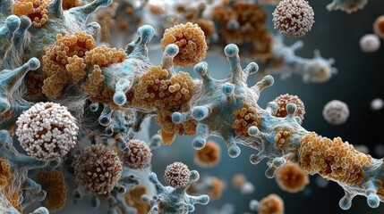 Exploring the Microscopic World of Pathogen Cells: A Close Up View from the Medical Laboratory