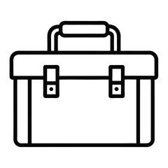 black suitcase icon