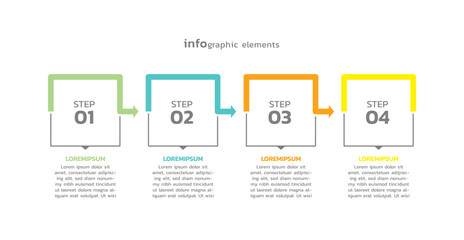 Background business infographic elements for the presentation