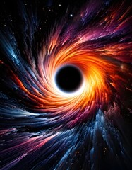Abstract Cosmic Swirl