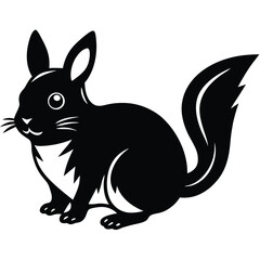 pika vector sihouette animal