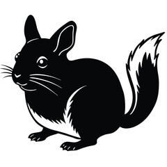 pika vector sihouette animal