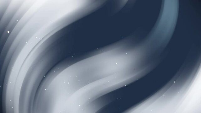 Abstract gray and blue gradient swirling waves with tiny lights suitable for backgrounds, web design, and digital art projects. Perfect for modern themes.