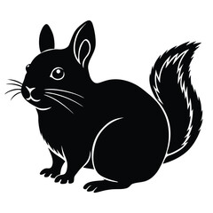 pika vector sihouette animal