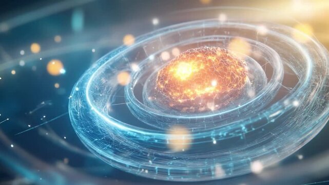 Abstract Representation of Quantum Particles and Energy Flow in Microcosmic Universe Concept