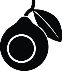 guava vector icon.