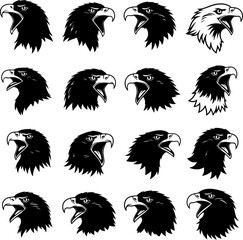 Eagle Head Group_Silhouette Vector_0001.eps