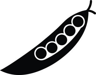 peas vector icon.