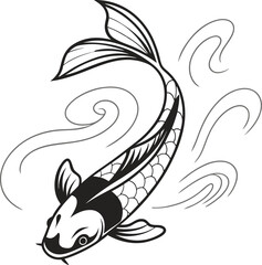 Black and white tribal vector illustration of a bird tattoo design with dragon and eagle elements