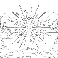 Obraz premium vector illustration of a pencil drawing