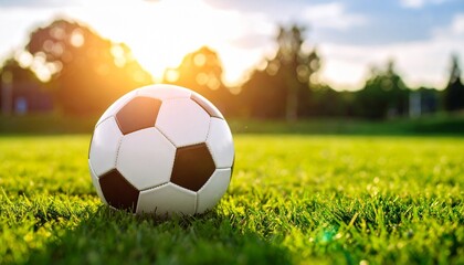 football on grass