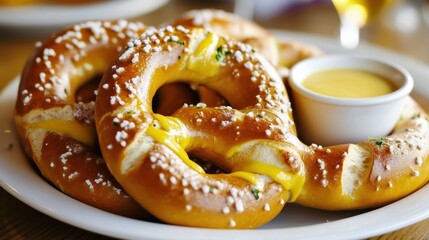 Pretzel Bites with Mustard