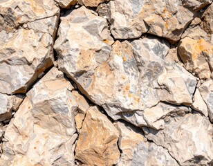 Fototapeta premium Natural Rocky Wall for Landscaping and Construction