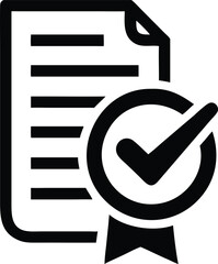 Glossy check mark icon